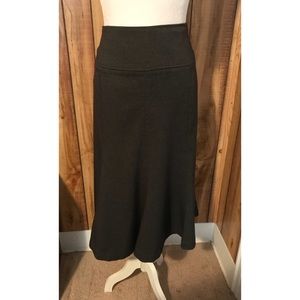 Gray A-Line Skirt